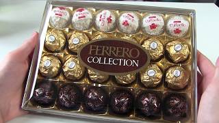 Ferrero Chocolate Collection UNBOXING Rocher  Rafaello  Rondnoir [upl. by Eloken893]