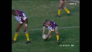 1998 Round 18 Illawarra Steelers vs Broncos [upl. by Ytineres]