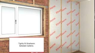 Xtratherm Drylining MF BetweenOver Battens [upl. by Tove729]