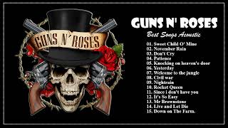 Guns N Roses Greatest Hits Full Album Acoustic  Guns N Roses Best Playlist 2020 [upl. by Rosario]