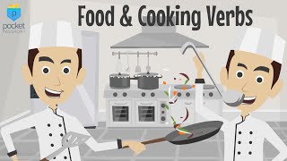 Cooking Verbs and Food  English Lesson [upl. by Matt]