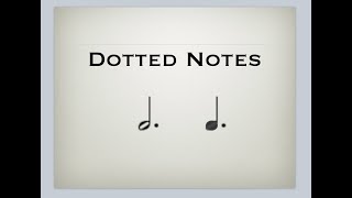 Free Music Theory  Dotted Notes Explained [upl. by Nuawd]