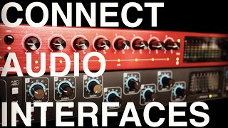 How To Connect 2 Audio Interfaces [upl. by Nialb]