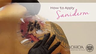 How to Apply Saniderm Tattoo Aftercare [upl. by Kreda]