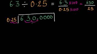 Dividing decimals completely Hindi  Fractions and Decimals  Class 7 India  Khan Academy [upl. by Malti]