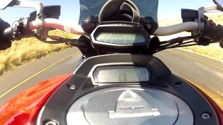 Ducati Diavel Carbon Red Top End Run  270kmh 168mph [upl. by Yrmac]