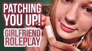 ASMR Patching You Up Girlfriend Roleplay  Personal Attention  Hair Brushing  For All Genders [upl. by Reichel930]