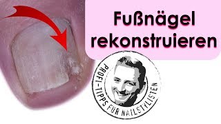 Fußnägel rekonstruieren Gelnägel [upl. by Atinod]