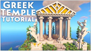 How to Build a Greek Temple  Minecraft Tutorial [upl. by Drescher775]