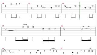 Camel  Stationary Traveller Intro Guitar Solo TabBackingtrack [upl. by Jegger]