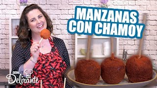 Manzanas cubiertas con chamoy  Hasta la Cocina  Cocina Delirante [upl. by Hallimaj]