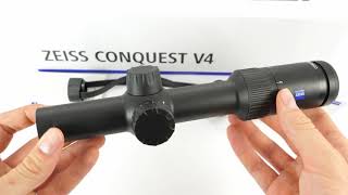 Zeiss Conquest V4 14x24 Rifle Scope review [upl. by Renaldo]