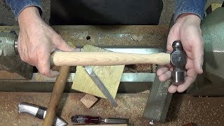 Offset Turning  Hammer Handle [upl. by Ellehsor]