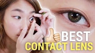 BEST CONTACT LENS EVER  COLOR SWATCHES  Raiza Contawi [upl. by Tomasina]