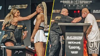 The HARDEST Slaps From Slap Fighting Championship [upl. by Capriola59]