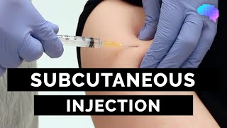 Subcutaneous Injection SC injection  OSCE Guide  UKMLA  CPSA  PLAB 2 [upl. by Bonnes825]