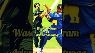 Ranatunga facing wasim akram yorker cricketshorts [upl. by Isidro954]