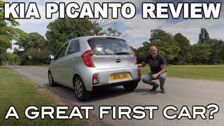 Kia Picanto Review  A Great First Car [upl. by Petey706]