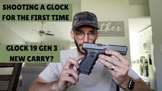 SHOOTING A GLOCK 19 FOR THE FIRST TIME \ QUICK OVERVIEW [upl. by Medorra]