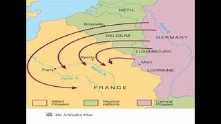 Schlieffen plan The German Invasion of France on map [upl. by Auvil110]