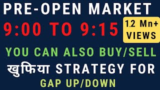 What is Pre Opening Session in Stock Market  How to trade in Pre Open Market [upl. by Skvorak]