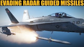 Combat Evading Lethal Range Radar Guided Missiles Tutorial  DCS WORLD [upl. by Chere]