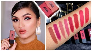 STUNNING 8 New Shades  Nykaa Ultra Matte Lipstick  BeautiCo [upl. by Ardnuek]