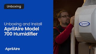 Unboxing amp Install  AprilAire Model 700 Humidifier [upl. by Admana]