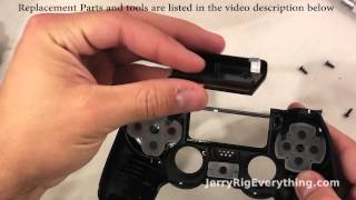 PS4 Controller Repair Charging port fix battery replacement Complete Tear down [upl. by Au]