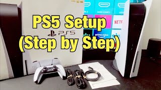 PS5 How to Setup step by step for beginners [upl. by Krystal]