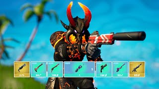 Fortnite Getting All Mythic Weapons and Exotic Weapons In One Game v1710 [upl. by Haila]