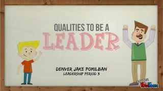 Qualities To Be A Leader [upl. by Arrec]