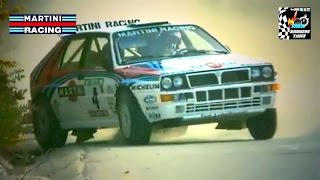 Rally Lancia Delta HF Integrale Martini Racing Tribute Pure Sound Full HD [upl. by Strephonn369]