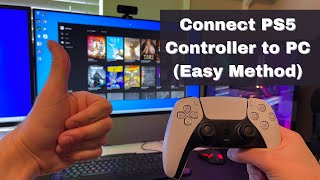 How to Connect PS5 Controller to PC Easy Method [upl. by Eivad578]