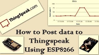 IOT Projects 4 How to Post Data to Thingspeak using ESP8266  MLX90614  IoT Training [upl. by Asiaj]