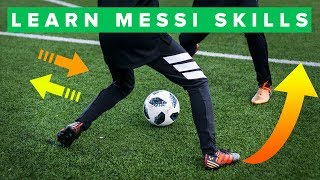 TOP 5 MESSI FOOTBALL SKILLS [upl. by Downe]