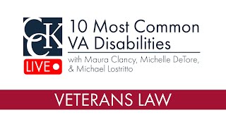 10 Most Common VA Disabilities Among Veterans [upl. by Solly567]