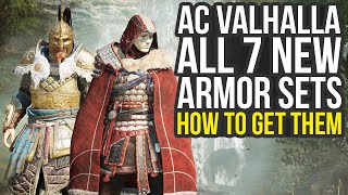 How To Get All 7 New Armor Sets In Assassins Creed Valhalla Wrath Of The Druids AC Valhalla DLC [upl. by Parrnell]