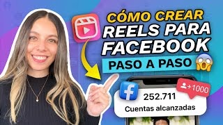 COMO HACER REELS EN FACEBOOK 2025 [upl. by Esined696]