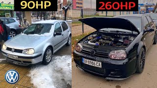 Building a 260HP VW Golf 4 19TDI ALH GTB2260 [upl. by Dorcia]