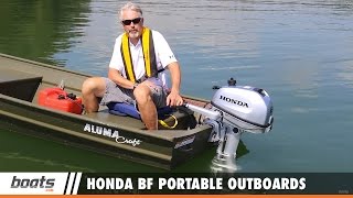 Honda BF Portable Outboards First Look Video [upl. by Britni]