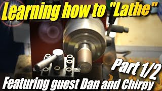 Learning to Use a Lathe Part 1 Basic operation and facing cut [upl. by Alyda]