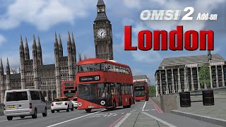 OMSI 2 Addon London  Official Launch Trailer  Aerosoft [upl. by Arahc]