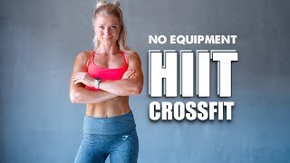 15 MIN CROSSFIT ® WORKOUT AT HOME  HIIT WORKOUT  no equipment  growingannanas [upl. by Colis611]