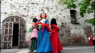 Studio Danza  Medieval dance with veils [upl. by Nuli]