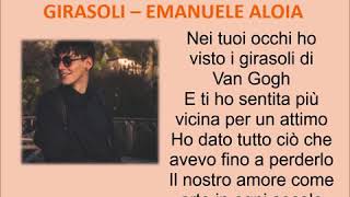 Emanuele Aloia  Girasoli  TESTO [upl. by Dusen]