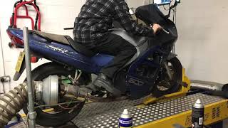 SUZUKI RF600R DYNO RUN [upl. by Ykcor]