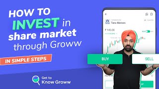 How to Invest in stock market for Beginners  Groww app kaise use kare  Buy amp Sell Shares on Groww [upl. by Barret664]