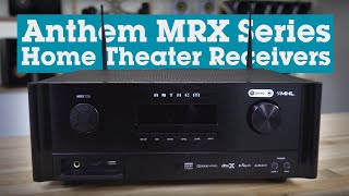 Anthem MRX Series home theater receivers  Crutchfield video [upl. by Schulein275]