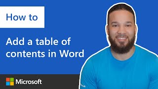 How to add a table of contents in Microsoft Word [upl. by Elimaj238]